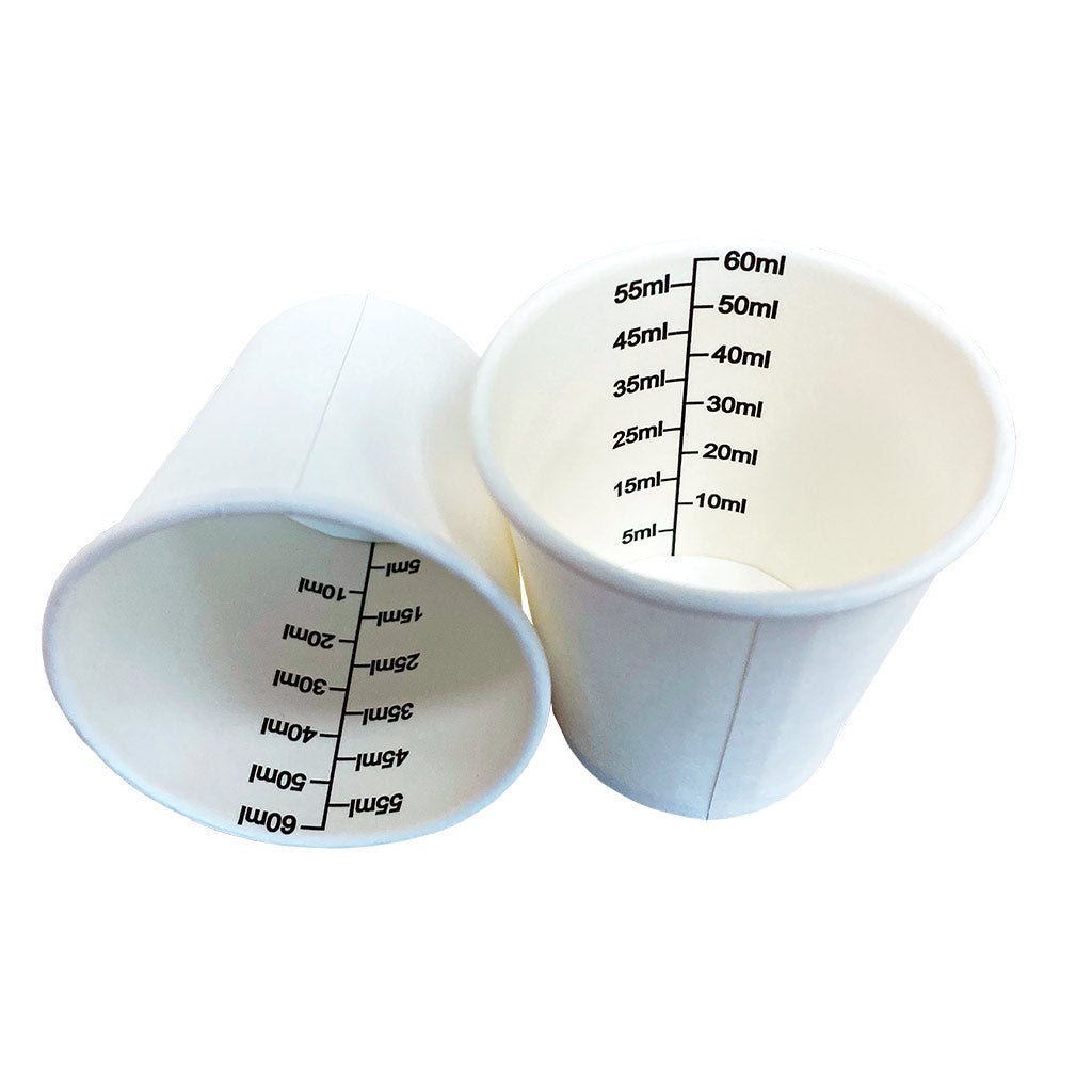 Cup Medicine Paper Disposable 60ml (100) 10701032
