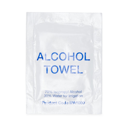 Alcohol Towel Sachets (1000) 10101018