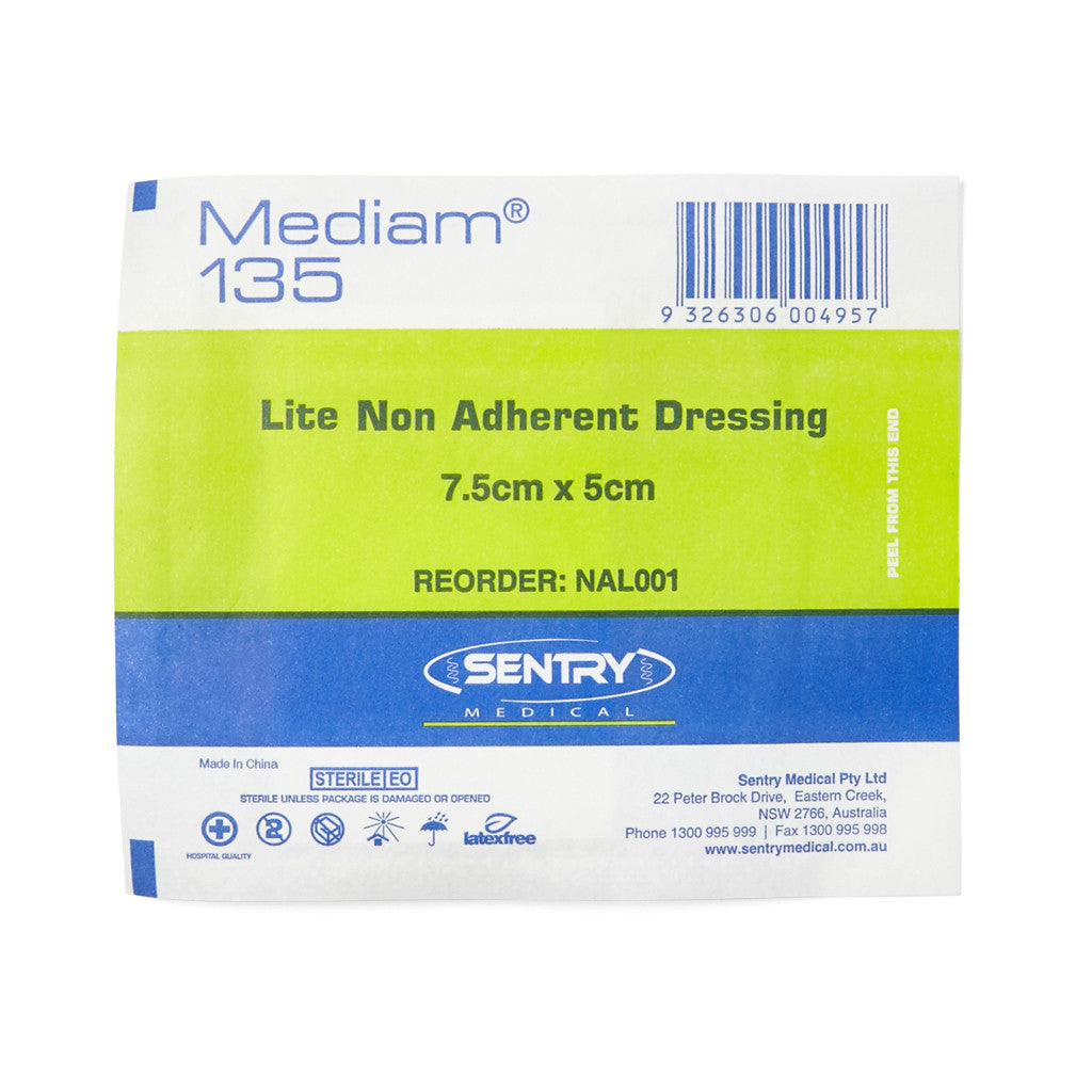 Low-Adherent Dressing Lite 5cm x 7.5cm 10205010