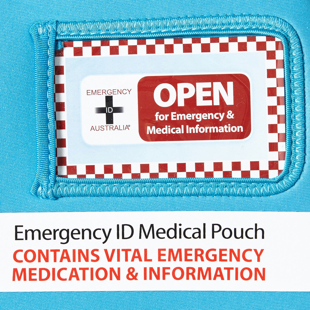 Medical Emergency ID Pouch - Blue - Medium 11101007