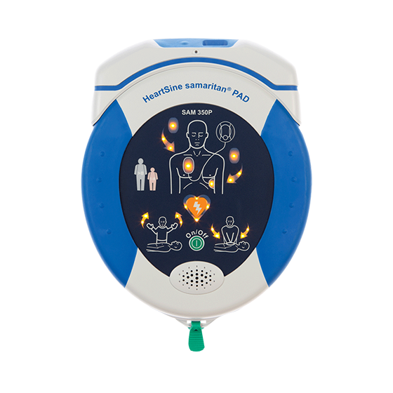 HeartSine 350P Semi-Automatic Defibrillator (AED) with Case 11302002