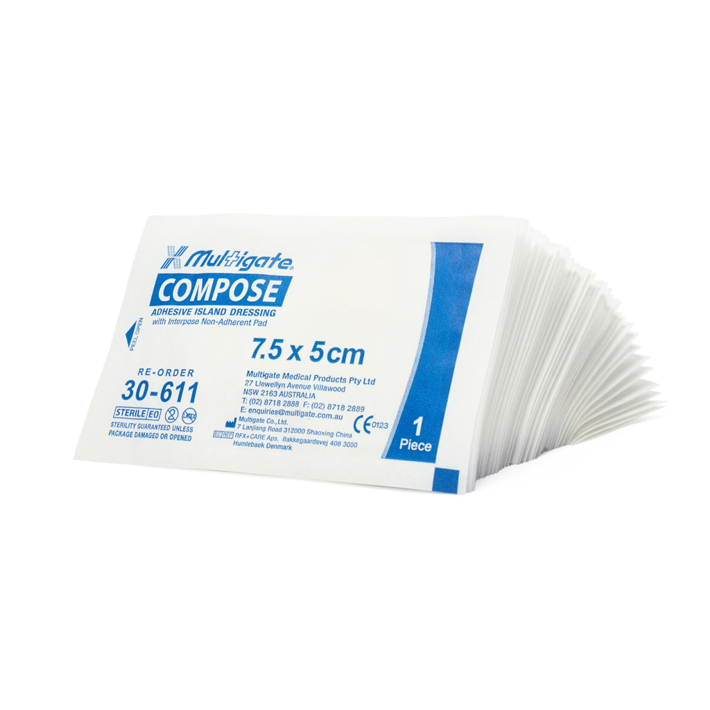 Compose Island Dressing Latex Free 5cm x 7.5cm (50) 10204036