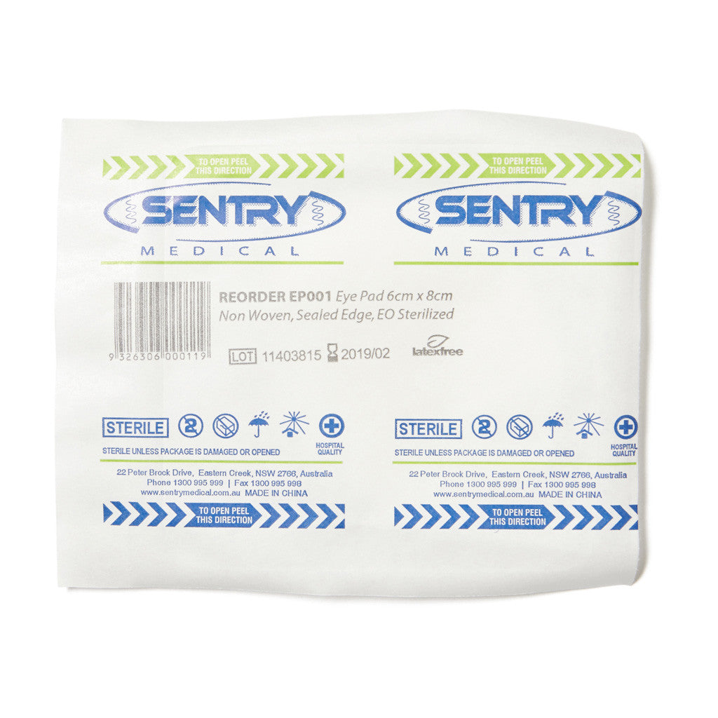 Eye Pad Sterile Wound Dressing - Wide - Student First Aid