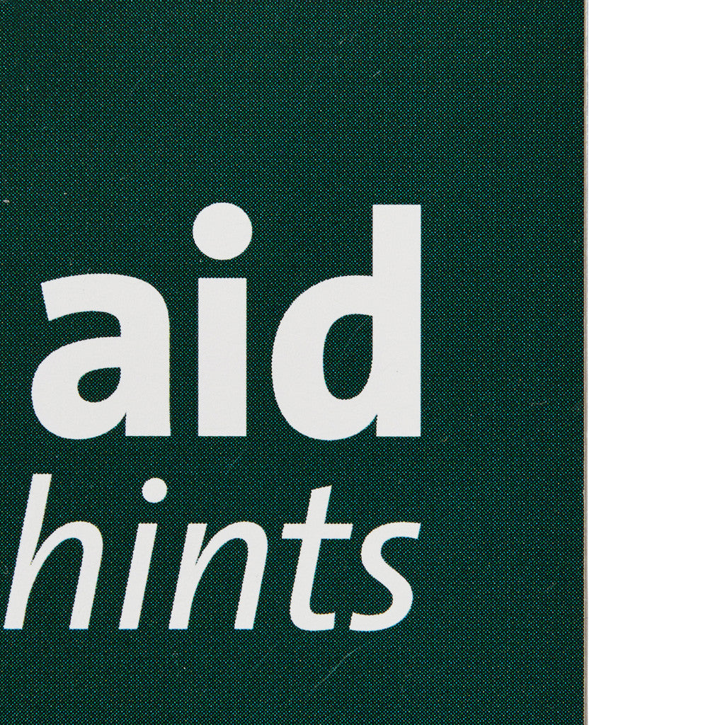 First Aid Booklet - Close - Student First Aid