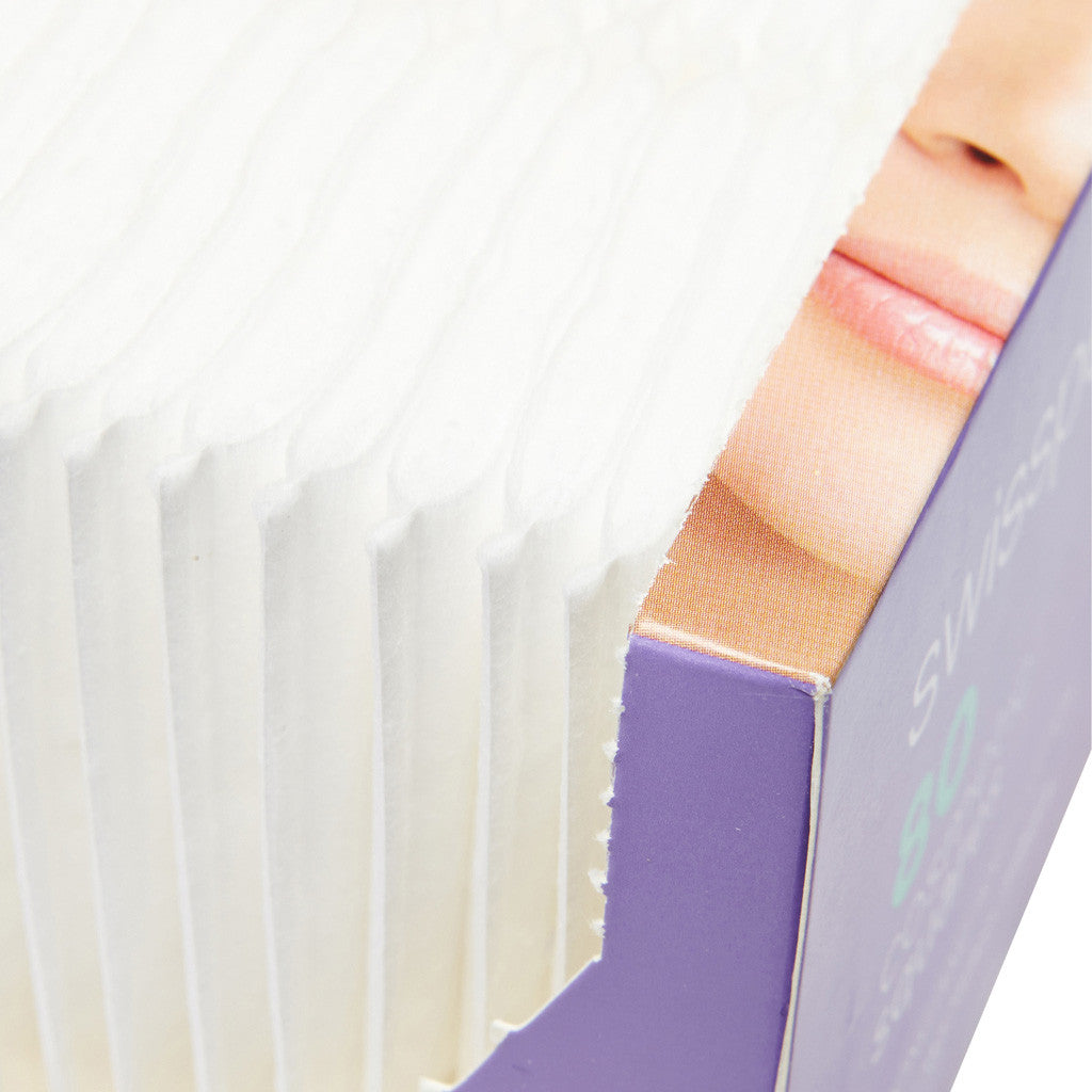 Swisspers Cotton Square Pads 80 Box - Close - Student First Aid