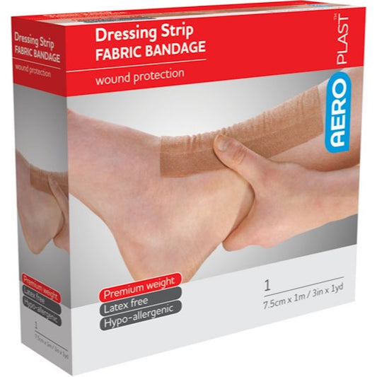 Fabric Dressing Strip 7.5cm x 1m 10202017