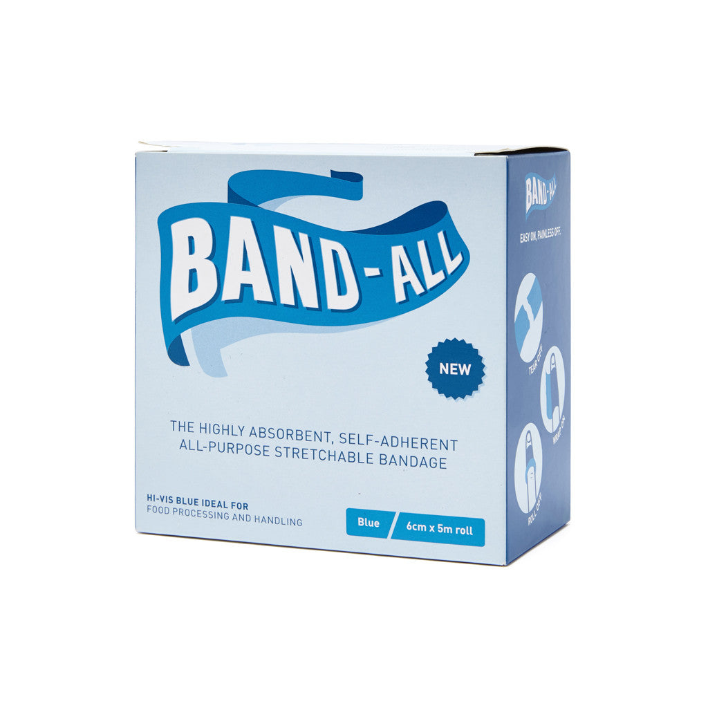 Band-All Cohesive Bandage Blue 6cm x 5m 10301051