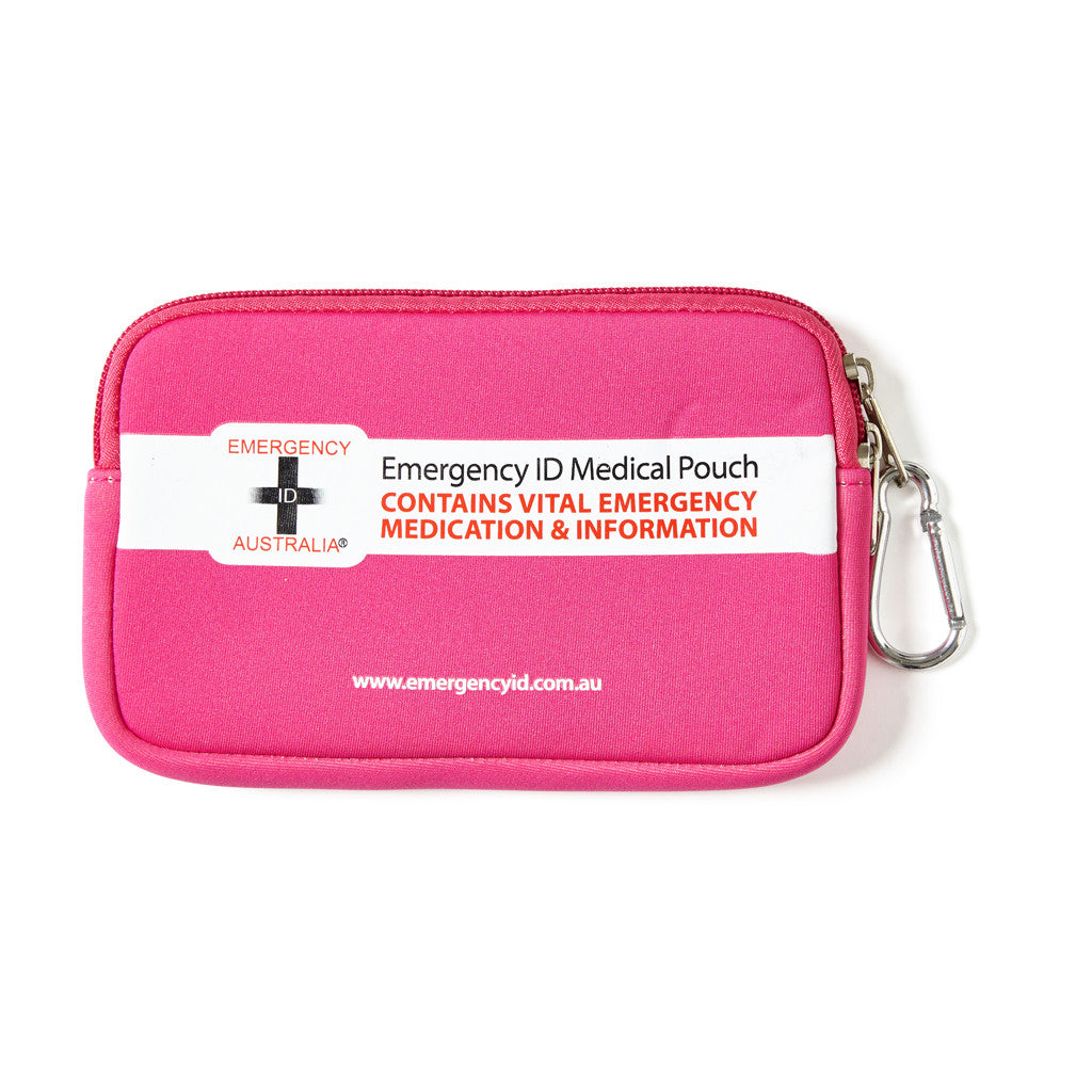 Medical Emergency ID Pouch - Pink - Small 11101017