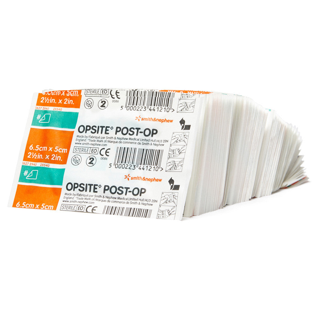 OpSite Post-Op Dressings 6.5cm x 5cm 100 Box - Medium - Student First Aid